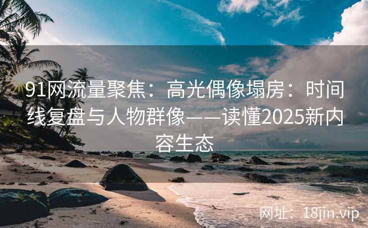 91网流量聚焦：高光偶像塌房：时间线复盘与人物群像——读懂2025新内容生态