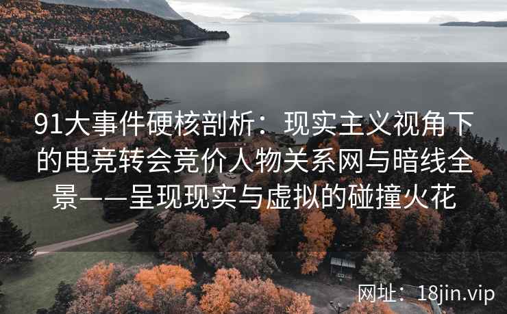 91大事件硬核剖析：现实主义视角下的电竞转会竞价人物关系网与暗线全景——呈现现实与虚拟的碰撞火花