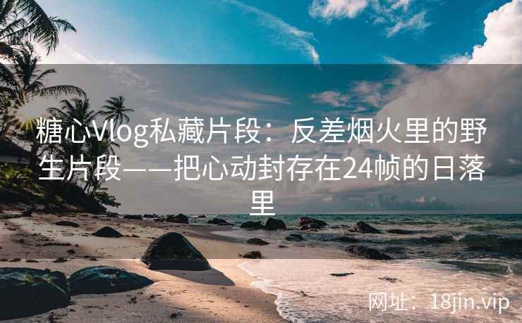 糖心Vlog私藏片段：反差烟火里的野生片段——把心动封存在24帧的日落里